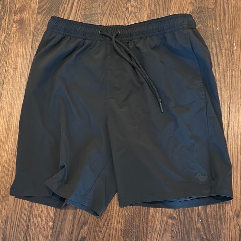 Black Medium Bad Birdie Athletic Shorts